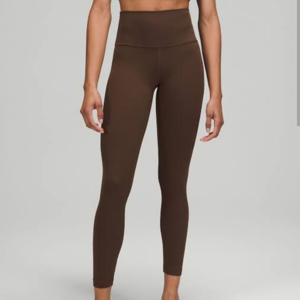 NWT lululemon align leggings java 28in